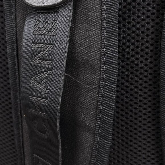 Chanel Sportsline Backpack CC Logo Canvas Black Green main image 4